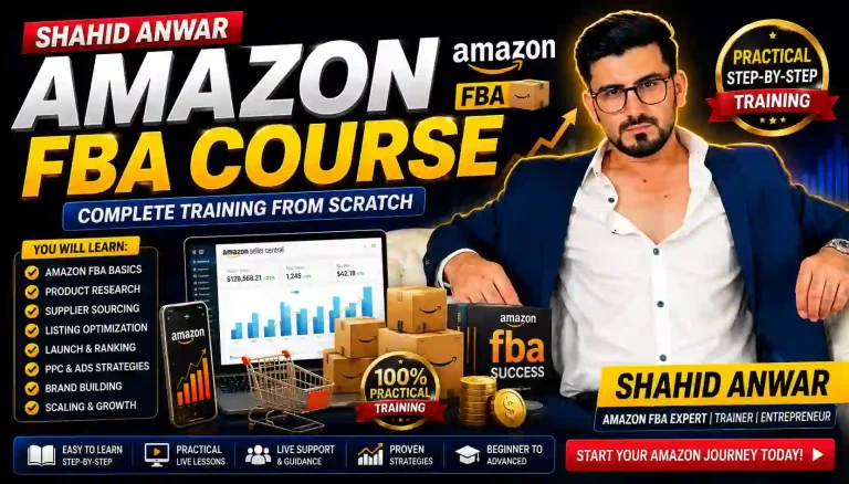 Shahid Anwar Amazon FBA Course Complete Free 2026