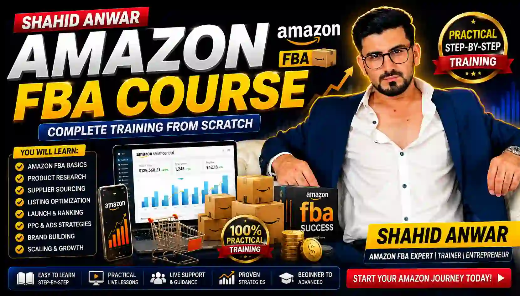 Shahid Anwar Amazon FBA Course Complete Free 2026