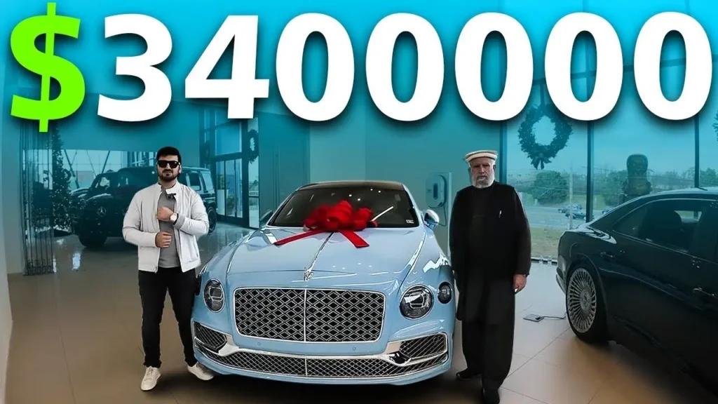 Shahid Anwar Gifted Bentley to his Father