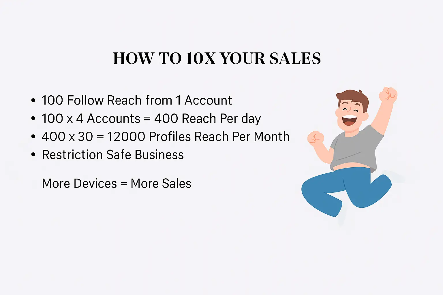 How to 10x your sales
