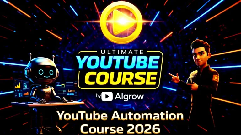 YouTube Course by Algrow