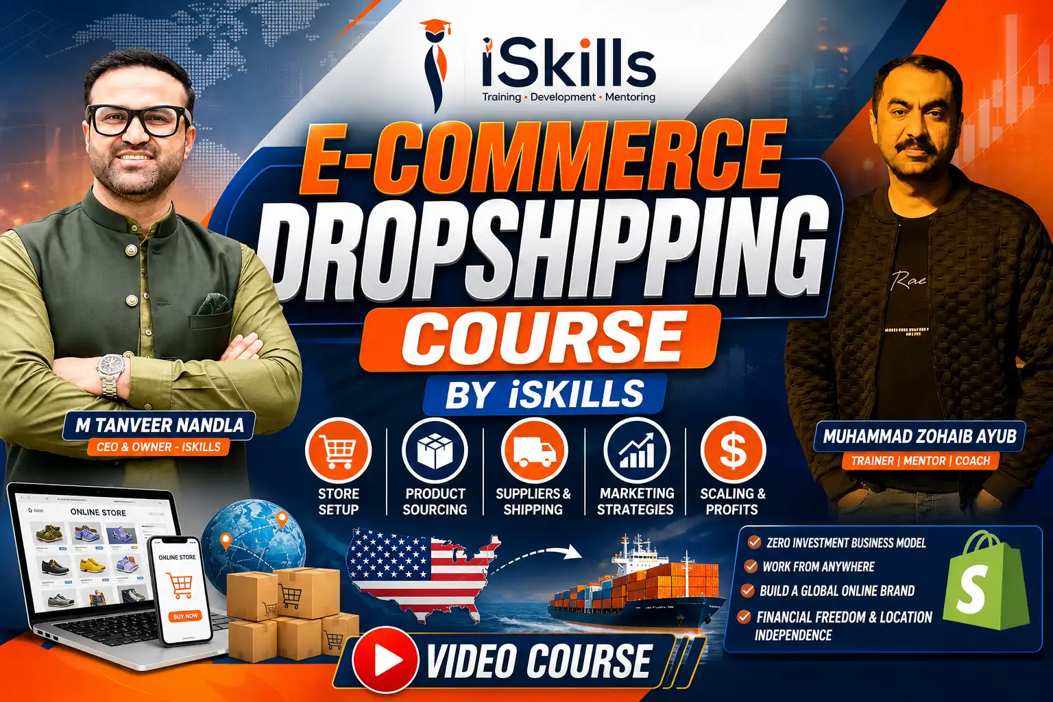 E Commerce Dropshipping Course by iSkills